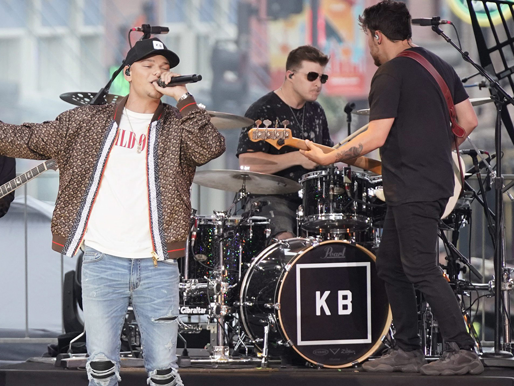 Kane Brown performs ‘Short Skirt Weather’ at the CMT Music Awards on Wednesday, June 5, 2019, at the Bridgestone Arena in Nashville, Tenn.