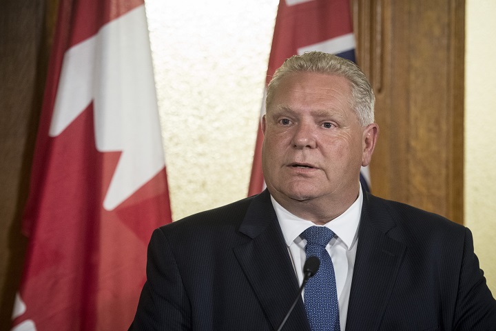 Ontario Premier Doug Ford has changed the duties of three cabinet ministers ahead of the legislature's return next week.
