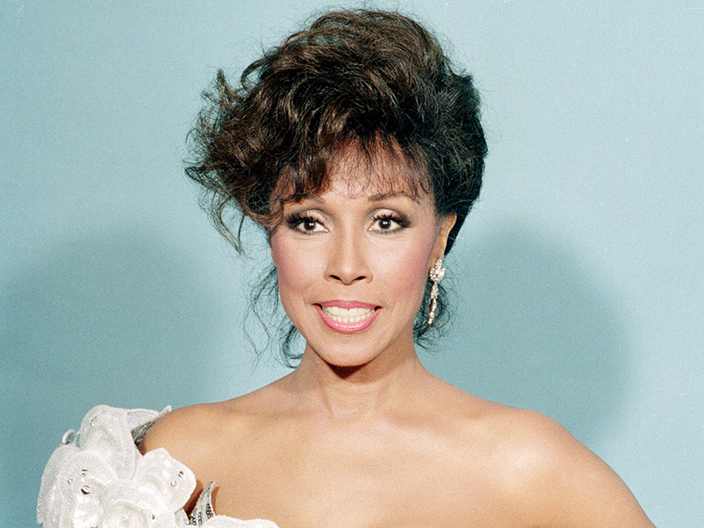 This Sept. 20, 1987 file photo shows actress Diahann Carroll at the Emmy Awards in Los Angeles. Carroll passed away Friday, Oct. 4, 2019 at her home in Los Angeles after a long bout with cancer. She was 84.