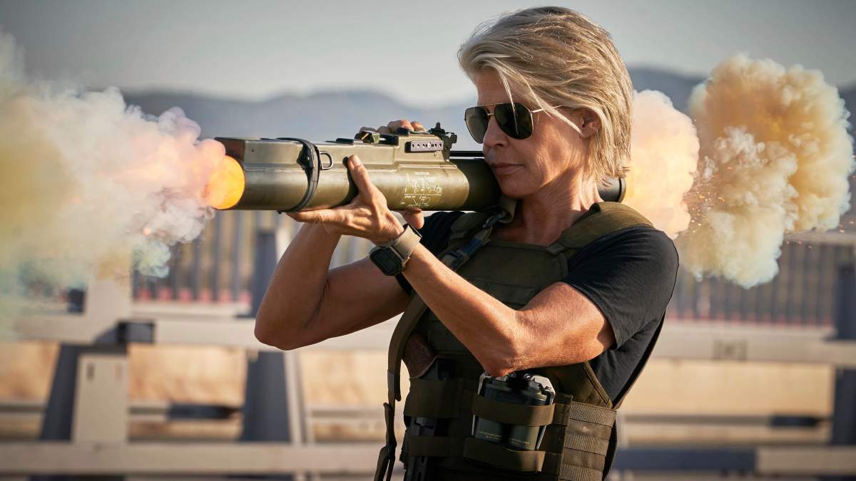 Linda Hamilton in ‘Terminator: Dark Fate.’