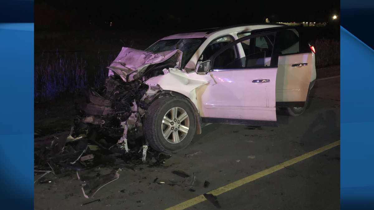 OPP in Haldimand County say an SUV and a tractor trailer collided on Third Line Road in Hagersville on Monday night.
