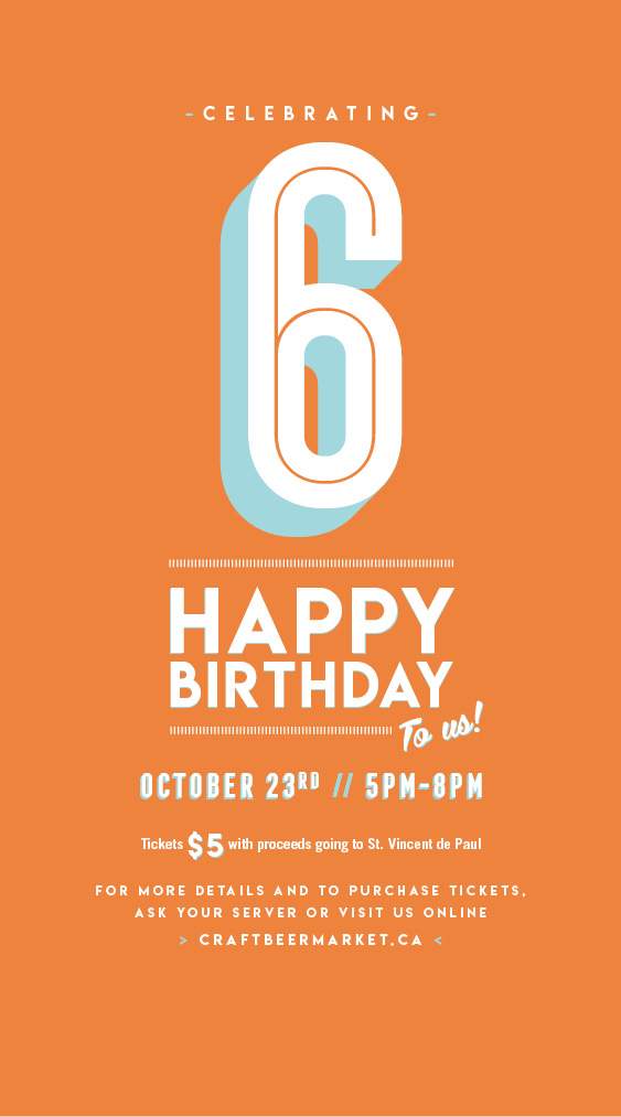 CRAFT Beer Market – Happy Birthday to Us! - image