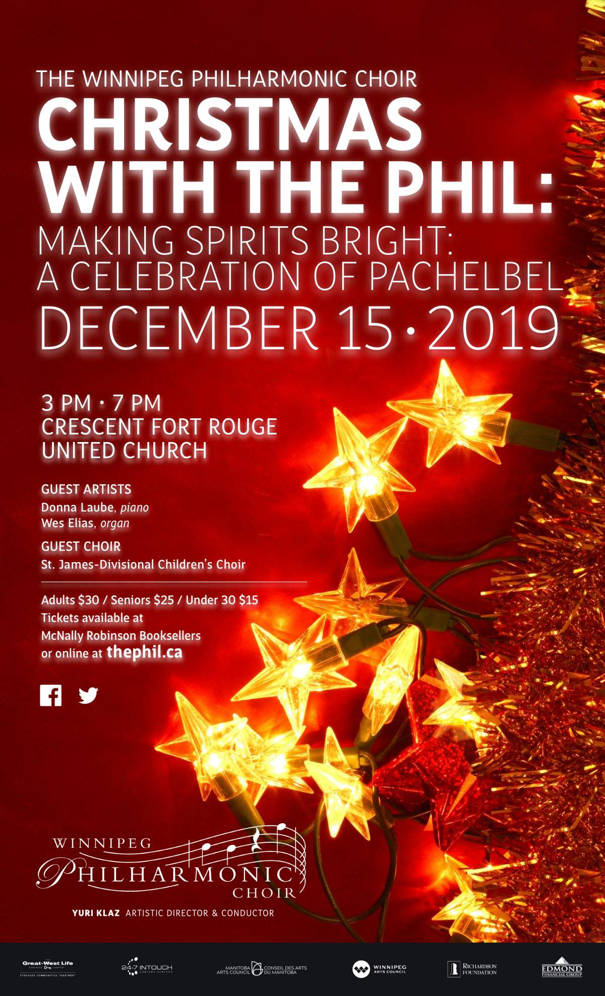 The Winnipeg Philharmonic Choir: Christmas with The Phil – Making Spirits Bright! - image