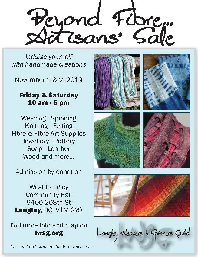 Langley Weavers’ and Spinners’ Guild Annual Artisan Sale GlobalNews