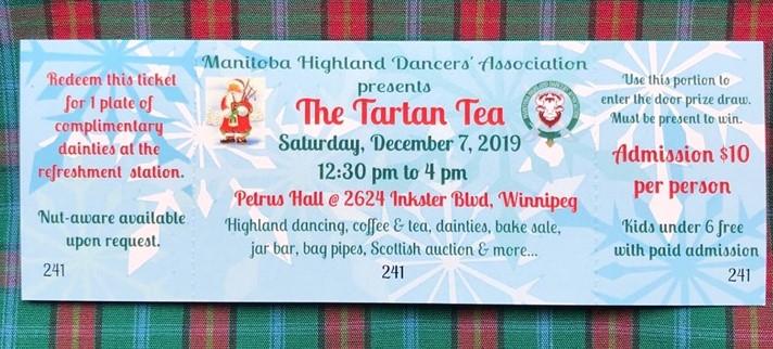 Manitoba Highland Dance Association Tartan Tea - image