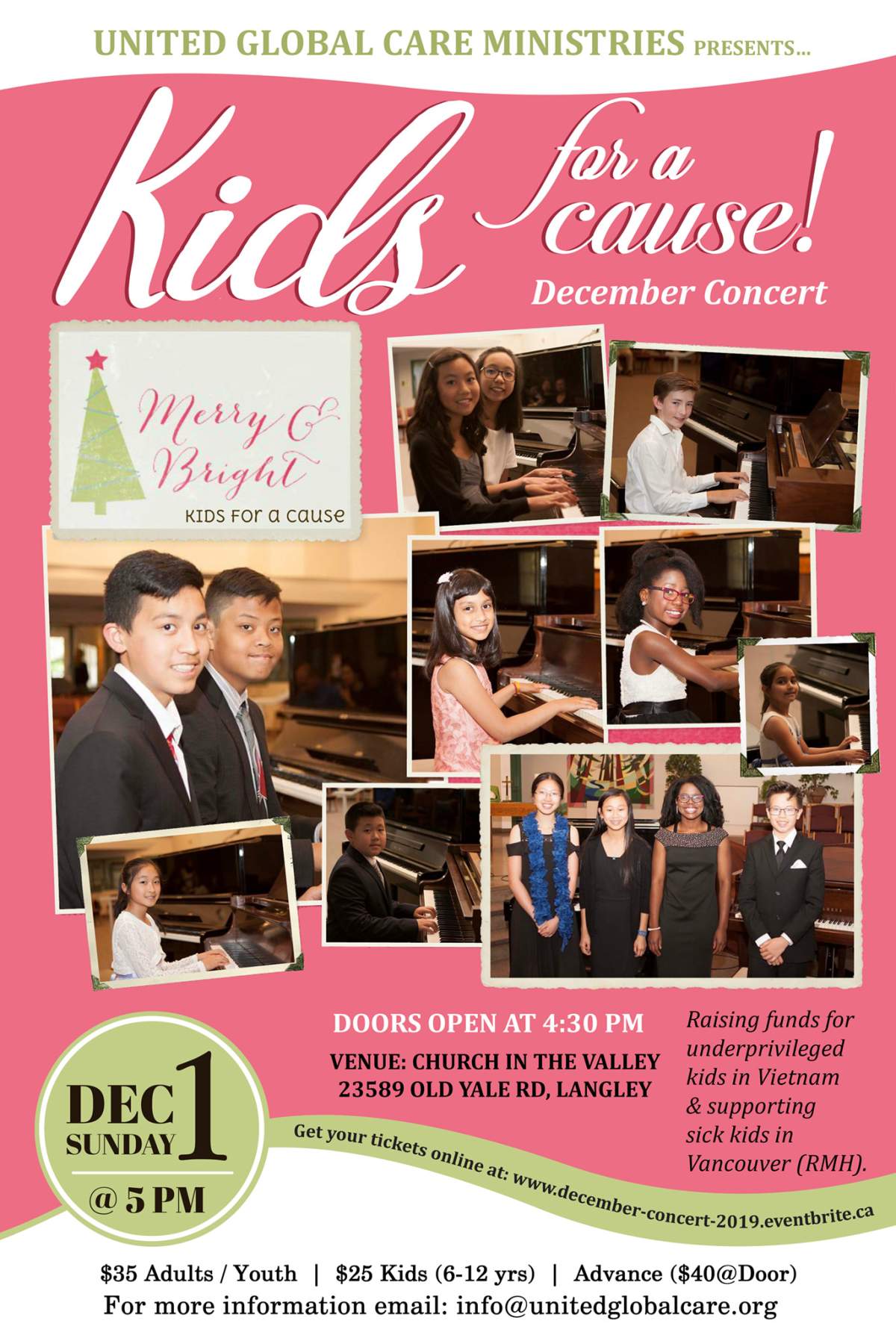Kids For A Cause – December Concert - image