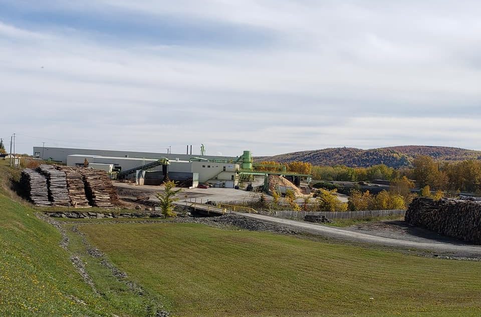 The sawmill in Baker Brook, N.B.
