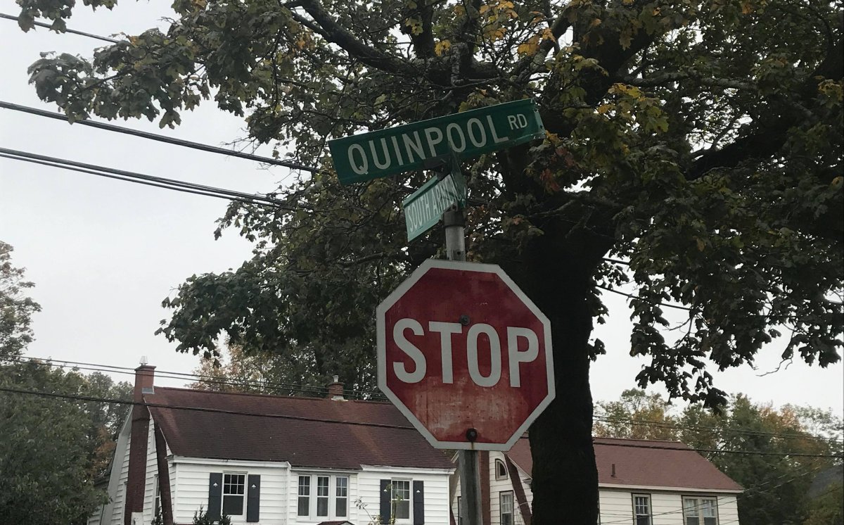 A Quinpool Road street sign on Oct. 12, 2019.