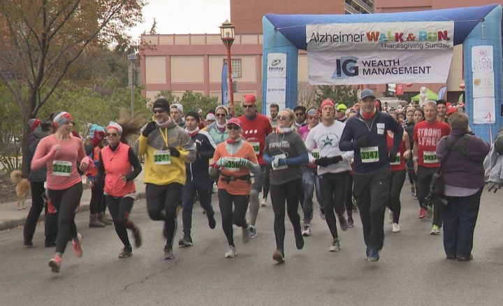 The IG Wealth Management Alzheimer Walk & Run was held in Calgary on Sunday, Oct. 13, 2019.