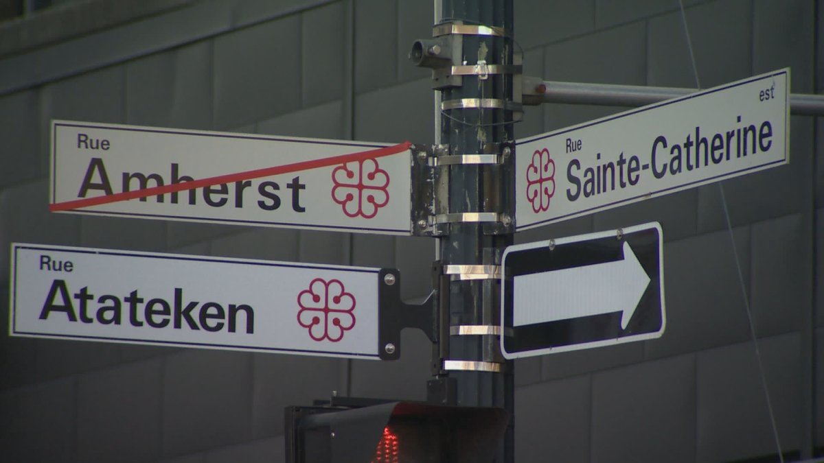 Atateken Street is officially the new name of Amherst Street.