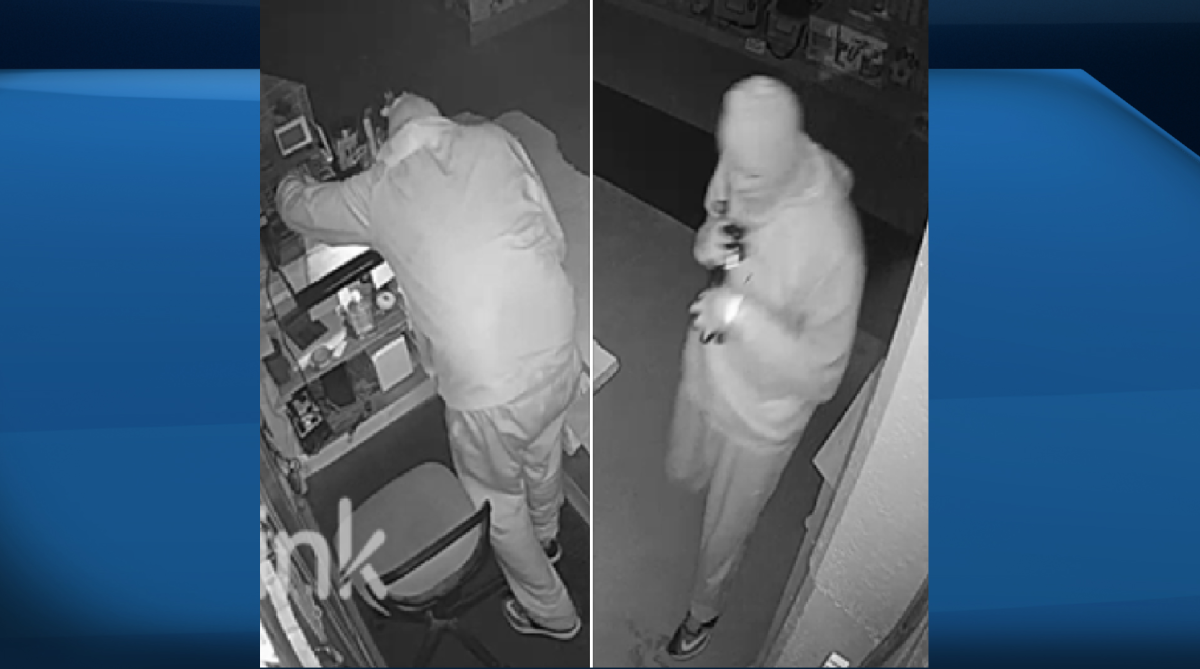 Police say this person broke into a pet food store on Oct. 8, 2019. 