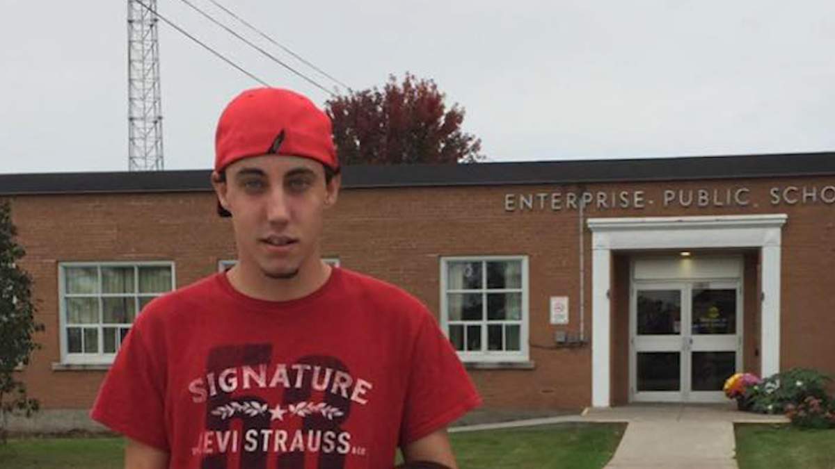 OPP say the young man was involved in a motorcycle accident on Tuesday afternoon. 