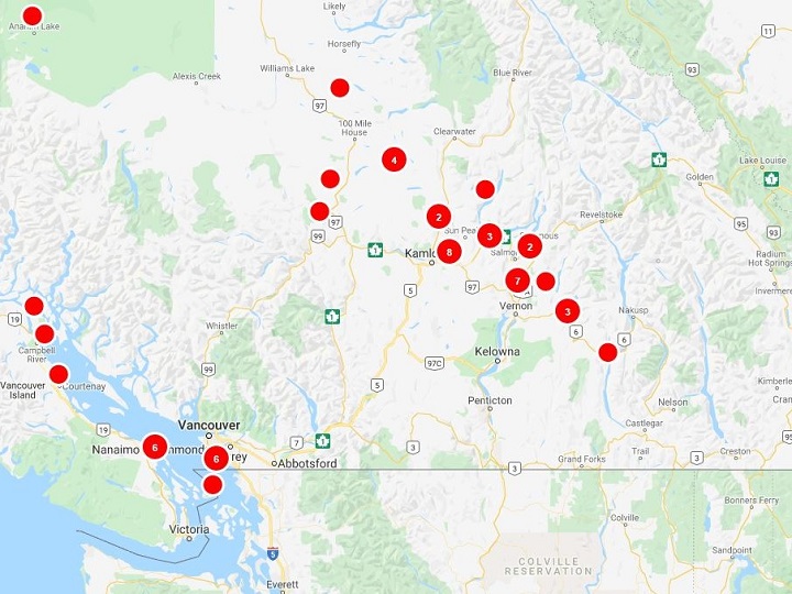 Many are still without power on Saturday morning following a windstorm on Friday that BC Hydro said caused widespread electrical damage in multiple regions.