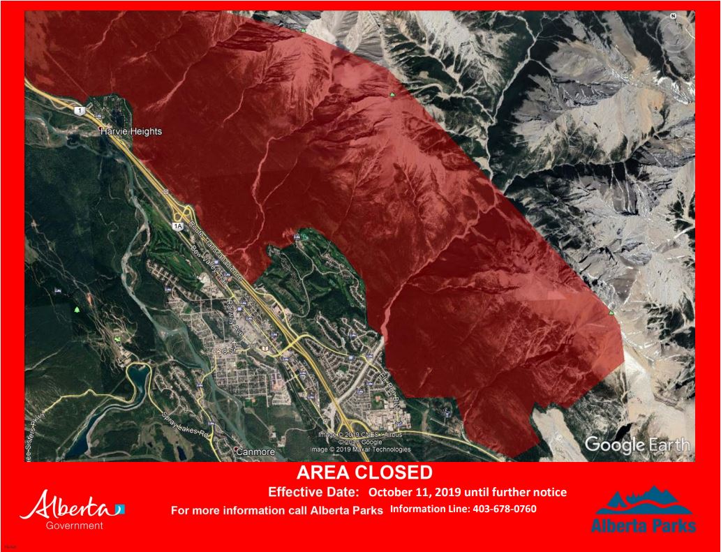 Alberta Parks closed an area of Kananaskis Country after a hiker came into contact with a bear.