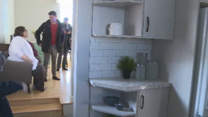 A newly renovated home is unveiled to a Lethbridge family.