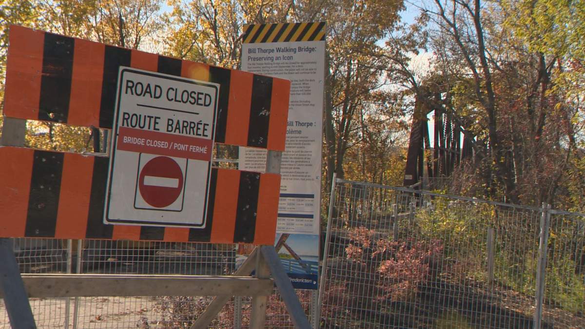 Bill Thorpe Walking Bridge is re-opening.