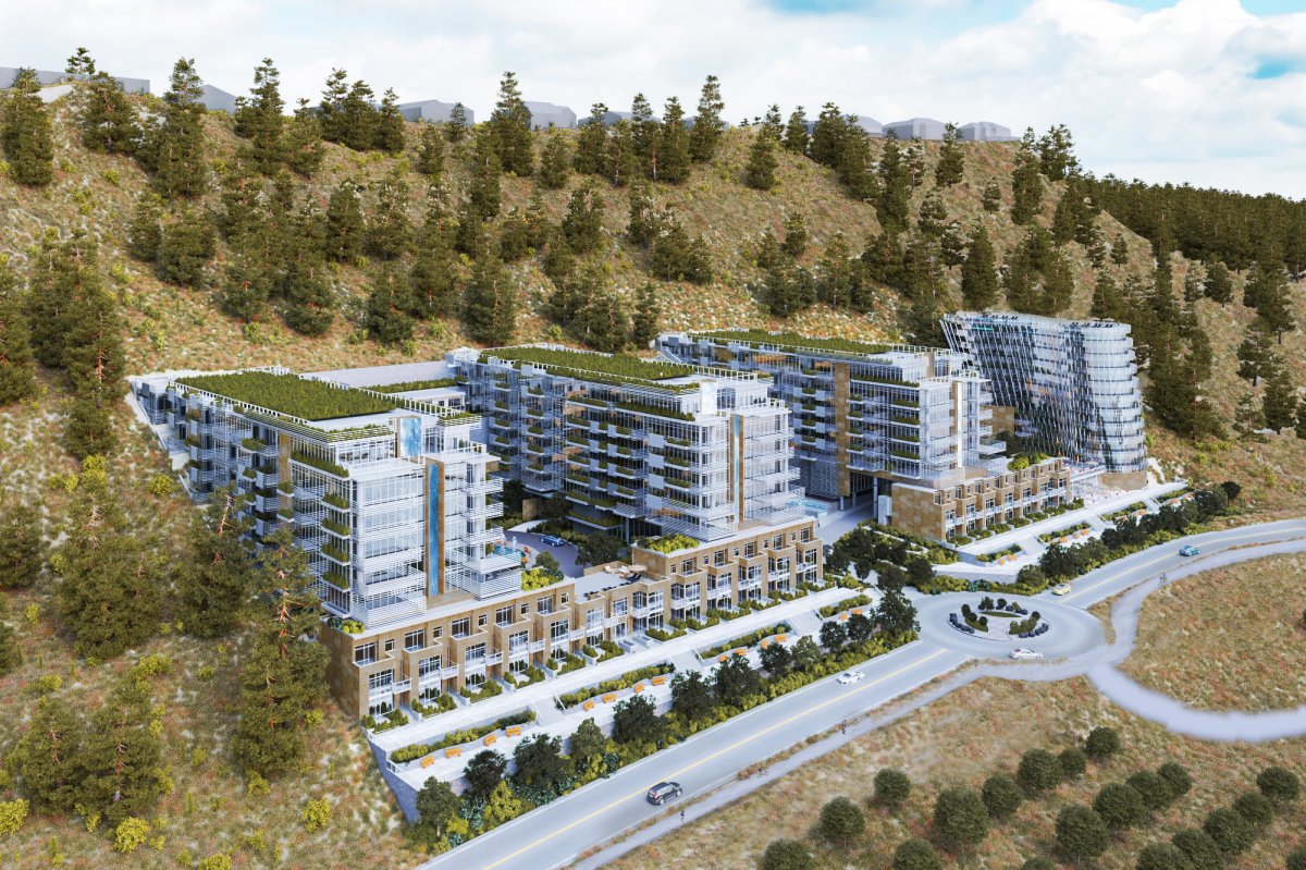 Conceptual drawings of the Blackmun Bay development proposal for the Casa Loma area of West Kelowna. 