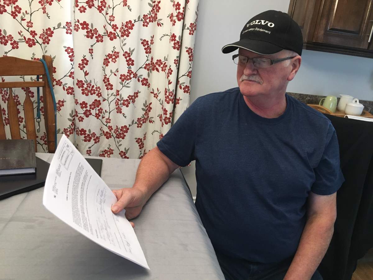 Former Marystown Shipyard worker Brian Walsh filed for compensation after developing cancer.