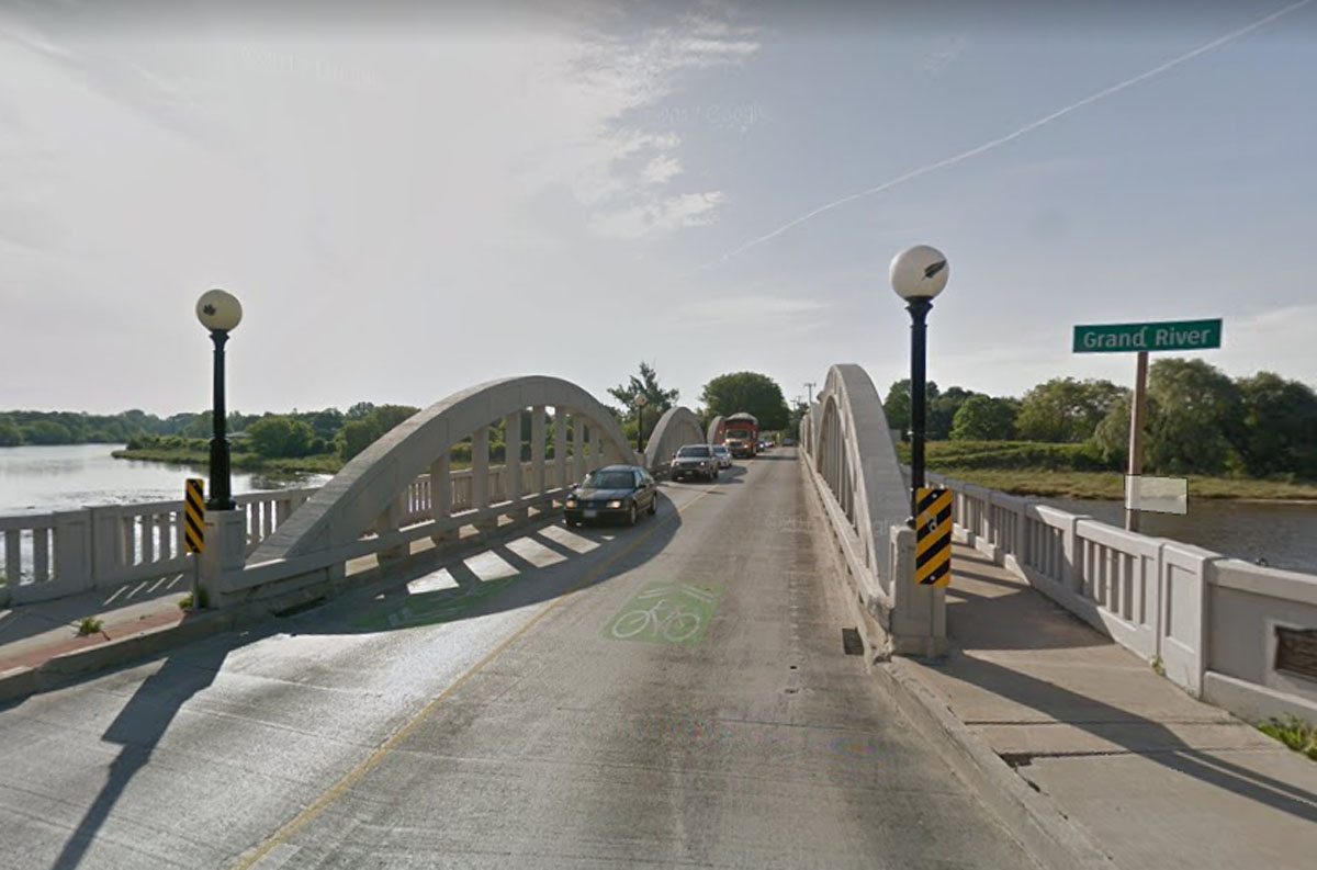 The Bridgeport Bridge.