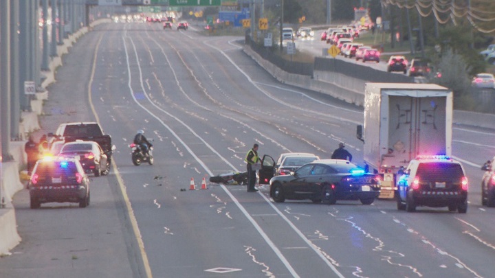 The collision happened just after 6 p.m. on Thursday.