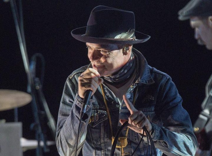 Gord Downie performs his solo project "Secret Path" at the Rebecca Cohn Auditorium in Halifax on Tuesday, Nov. 29, 2016.