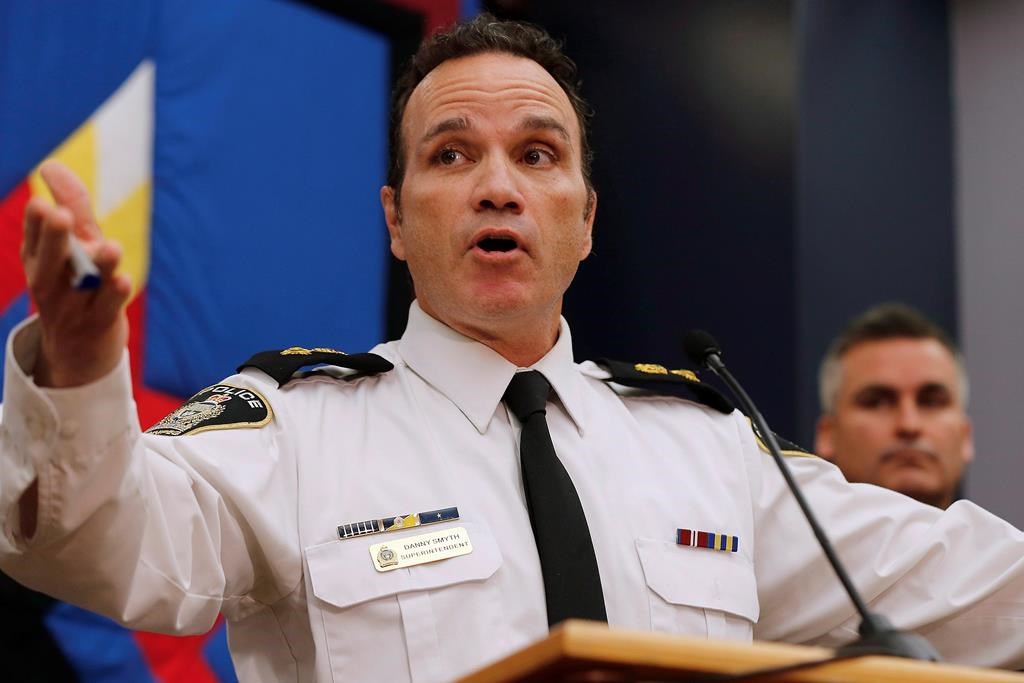 Winnipeg police chief Danny Smyth.