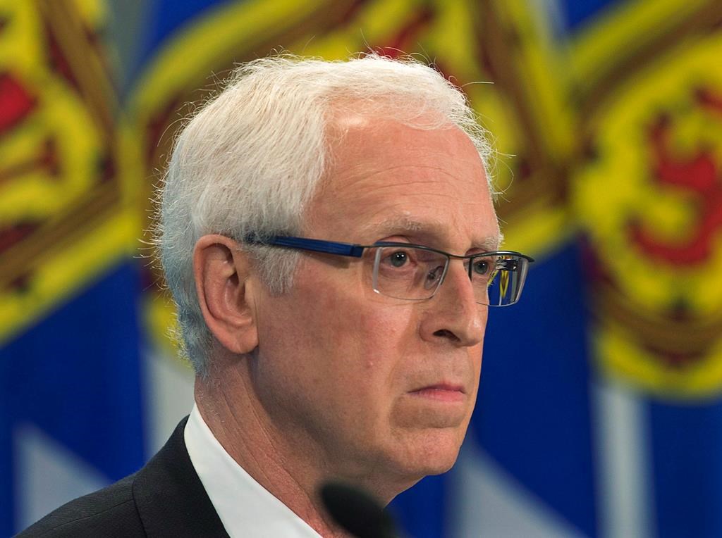 Martin Herschorn, Nova Scotia's director of public prosecutions, attends a news conference in Halifax on Wednesday, July 10, 2013.