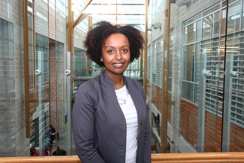 Dr. Naana Jumah, an obstetrician-gynecologist at the Thunder Bay Regional Health Sciences Centre and assistant professor at the Northern Ontario School of Medicine, is shown in a handout photo. Jumah co-leads a research team of mostly Indigenous women to develop the an online curriculum that aims to educate health-care professionals about biases Indigenous women can experience in the system.