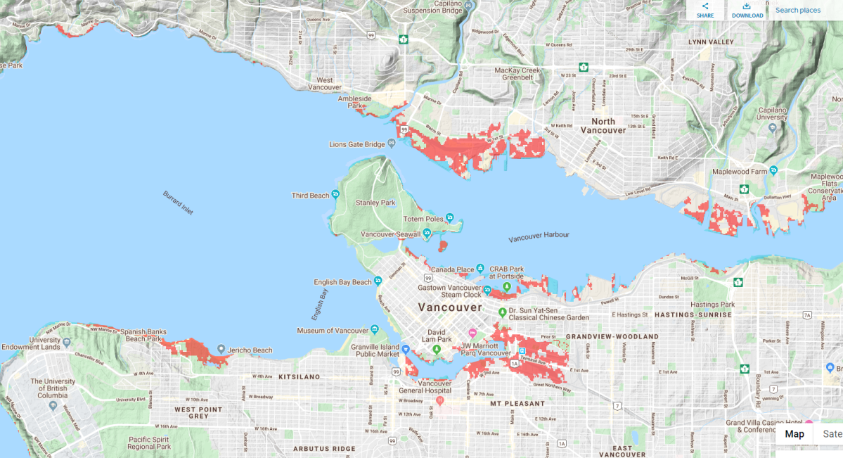 Sea Level Rise May Be 3 Times Worse Than Expected Here S How It Could Impact Metro Vancouver Globalnews Ca