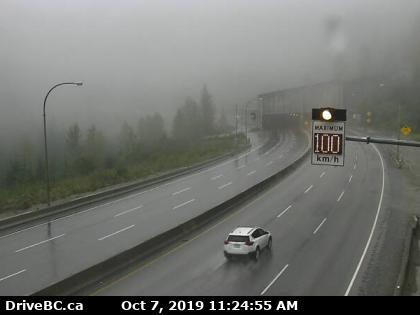 The Coquihalla Highway is expecting about 10 centimetres of snow, expected to start falling Tuesday evening. 