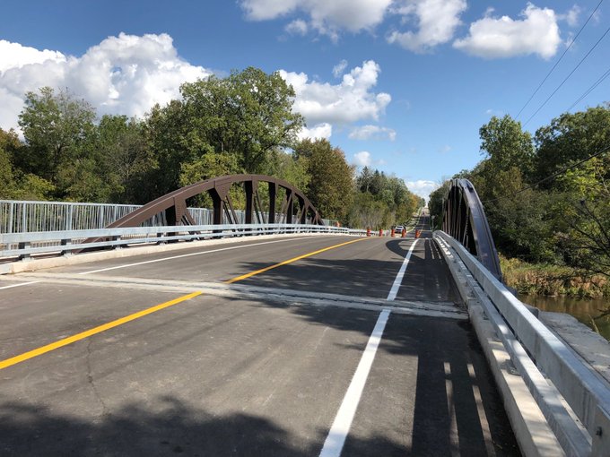 The City of Guelph says the Niska Bridge reopened on Thursday after a year-long bridge replacement project.