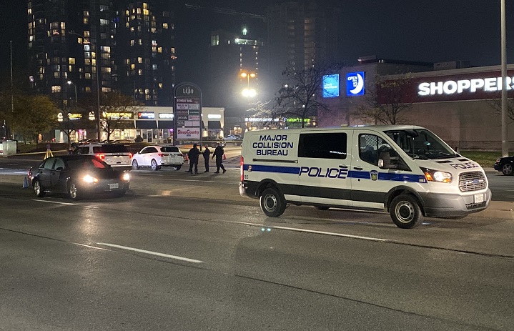 Peel police say a man, 73, has died after he was struck by a vehicle in Mississauga. 