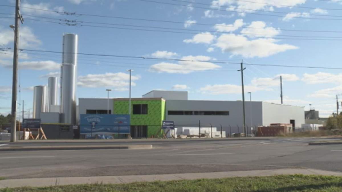 Construction continues on the new Fairlife dairy facility in Peterborough.