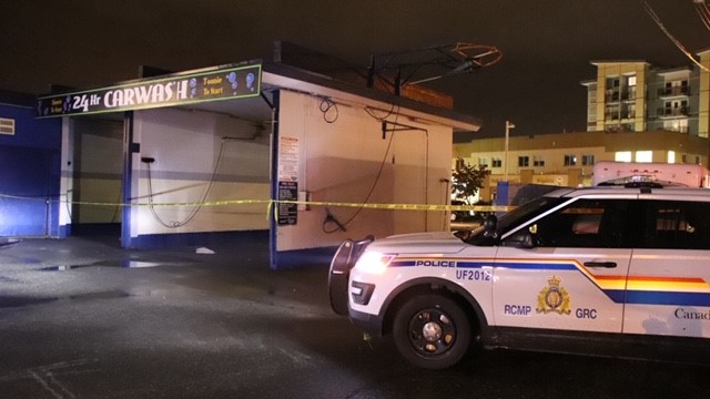 The scene of an overnight shooting in Chilliwack on Oct. 22, 2019.