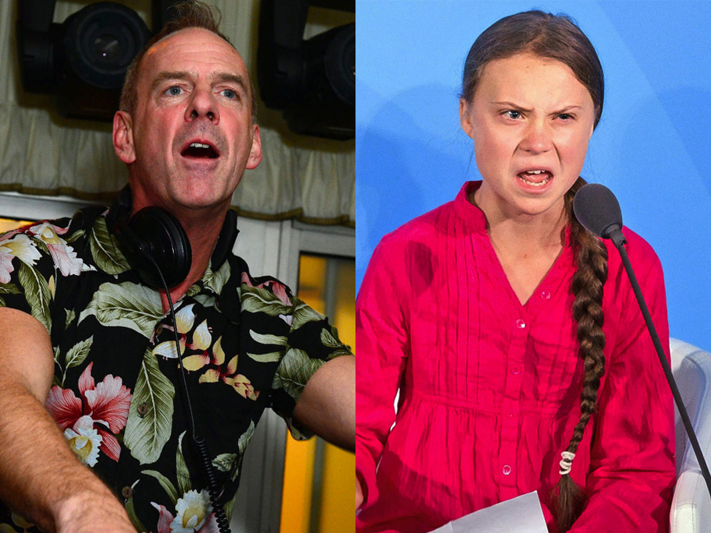 Fatboy Slim samples Greta Thunberg speech in 'Right Here, Right