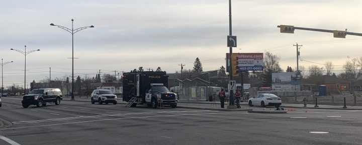 A pedestrian was seriously injured Sunday morning at the intersection of Edmonton Trail by 16 Avenue N.E. in Calgary.