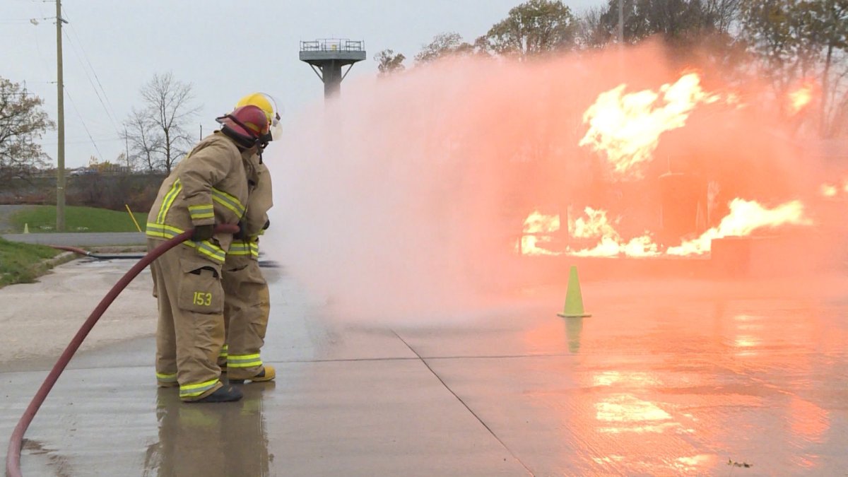 Kingston Fire and Rescue held a fundraiser for the local United Way that allowed civilians to safely put out fires for a good cause.