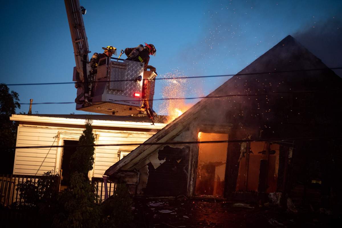 House fire at Upper Westside