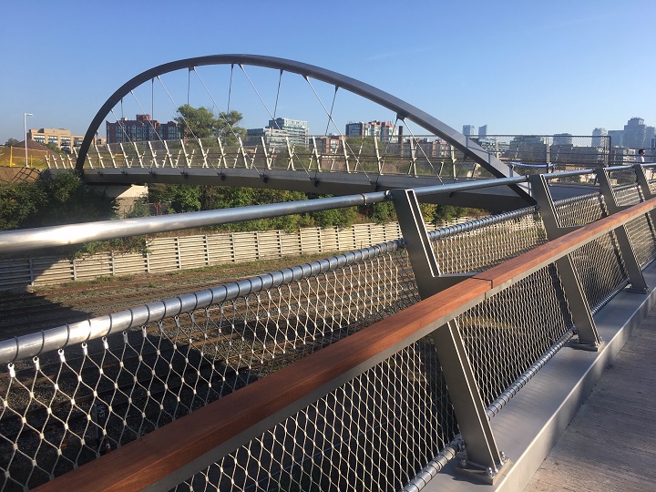 Garrison crossing bridge in Toronto.