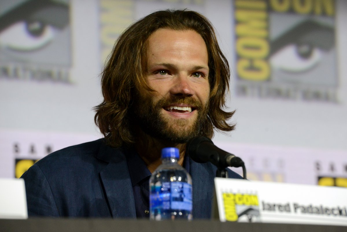 Jared Padalecki speaks at the 'Supernatural' Special Video Presentation and Q&A during 2019 Comic-Con International at San Diego Convention Center on July 21, 2019 in San Diego, California. 