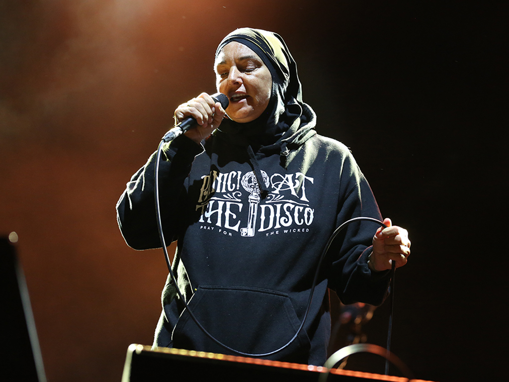 Sinead O'Connor performs on stage last month at Semple Stadium in Thurles, Ireland.