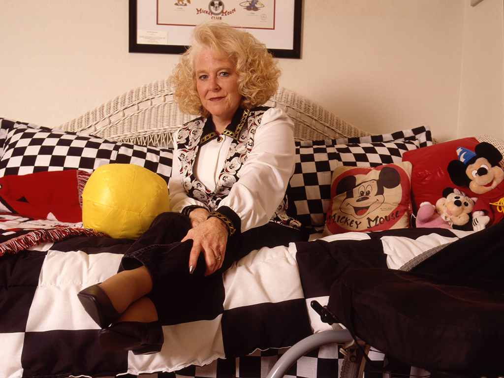 Former Mousketeer Karen Pendleton at home in 1997.