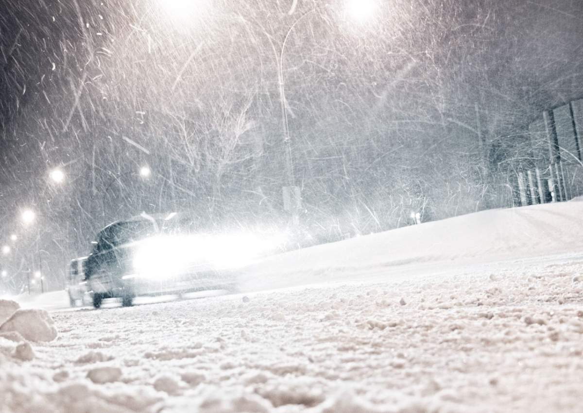 Police are reminding residents to be mindful of winter road conditions.