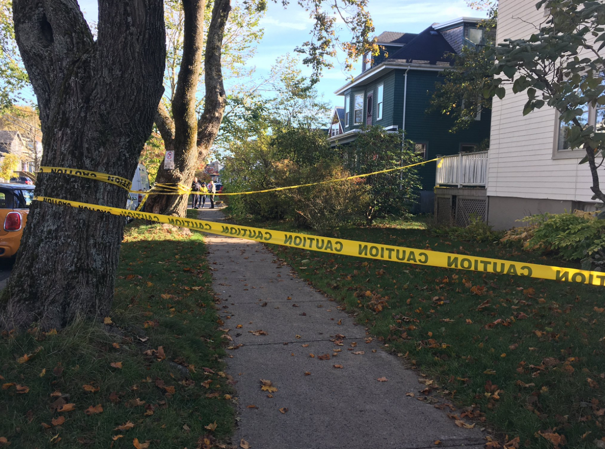Police tape off a section of Willow Street on Tuesday, Oct. 22, 2019 after a woman was found dead. 