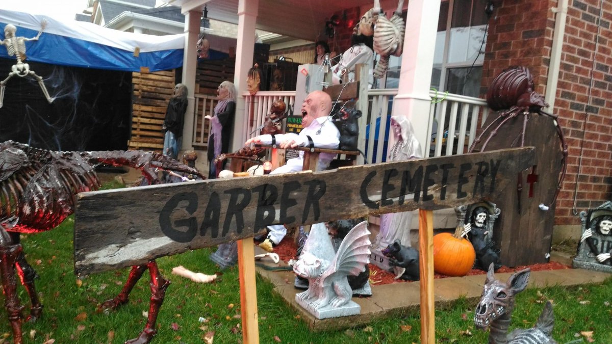 Halloween display in Milton accused of depicting ‘violence against
