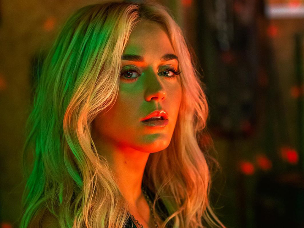 Katy Perry in the ‘Harleys in Hawaii’ music video, released on Oct. 16, 2019.