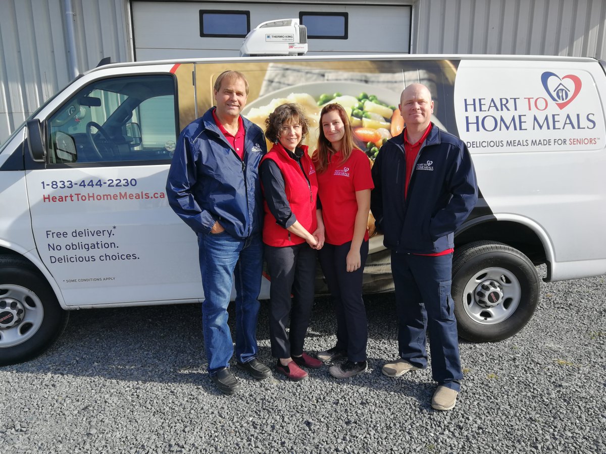 Wayne Miller, Lisa Miller with their team Heart to Home team members Shana Roberts and Heath Gallie.