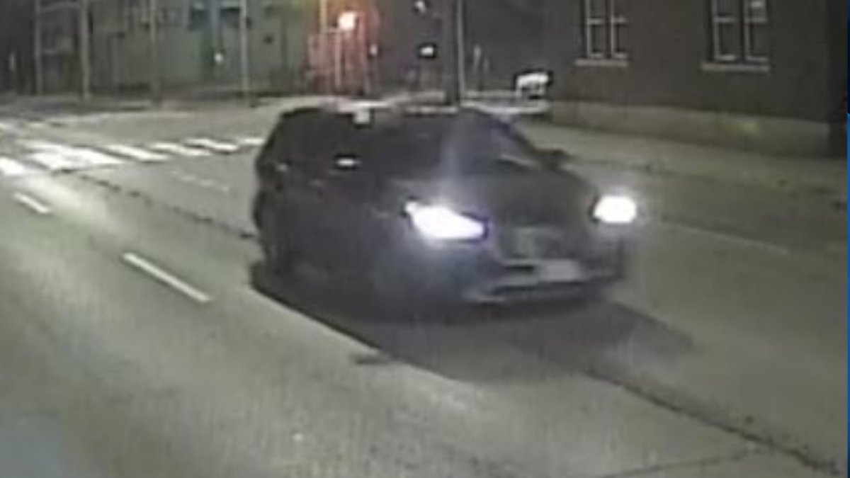 Hamilton police are looking for a dark SUV that allegedly ran down an older man hurt in a hit and run on Main St. E and Sanford Ave. in September.