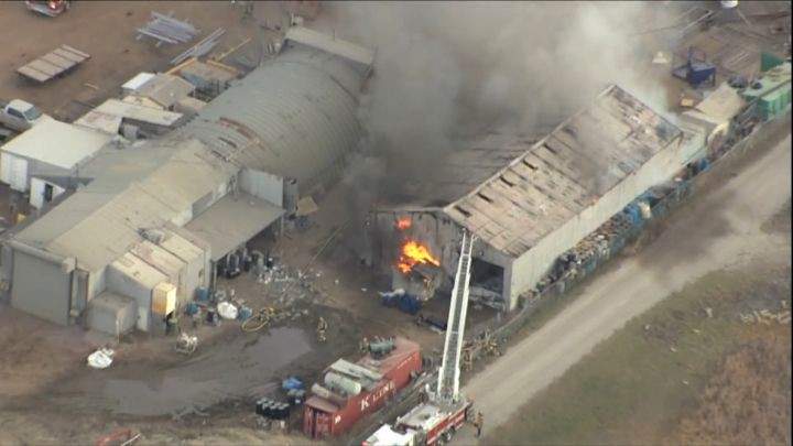 The Calgary Fire Department responded to a fire in the 6600 block of 90 Avenue Southeast at around 5 p.m. on Thursday. 