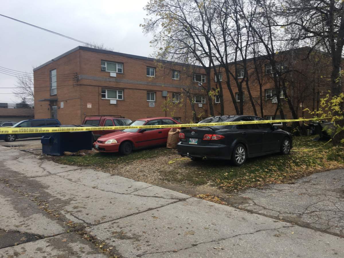 The apartment on Talbot Avenue where Darcy Rose was found  stabbed. 